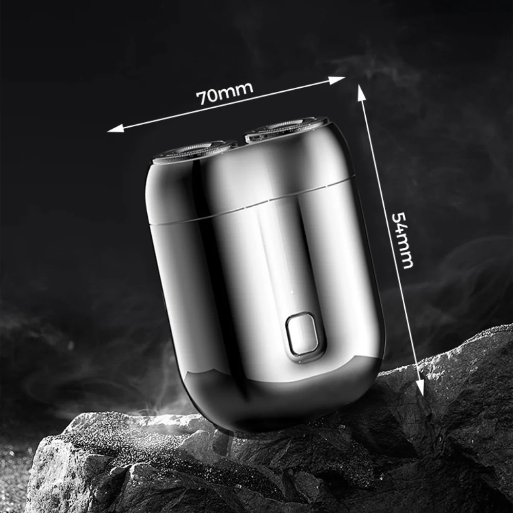 Portable Double Head Electric Shaver - Pocket size