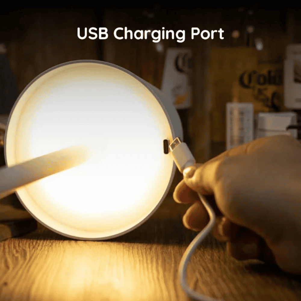 Scandinavian Modern LED Wireless Table Lamp - Rechargeable & Cordless