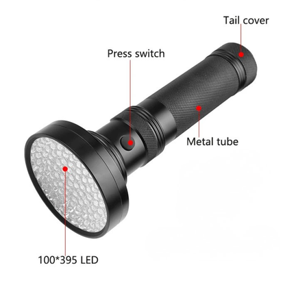 Handheld UV Flashlight For Stain Finder, Bed Bug Detection & Pet Stains