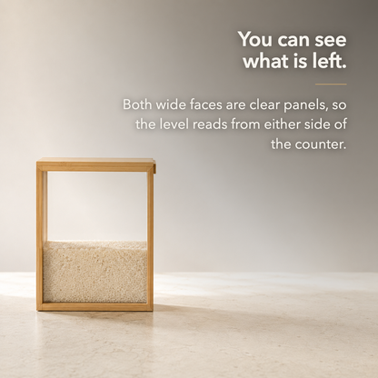 You can see what is left - both wide faces are clear panels