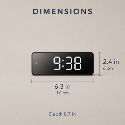 Dimensions diagram: 6.3 inches wide by 2.4 inches tall, 0.7 inches deep