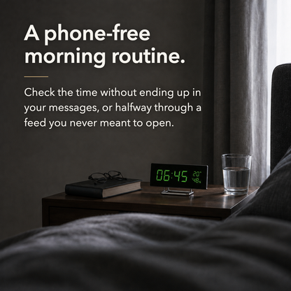 A phone-free morning routine